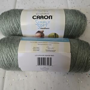 Caron Simply Soft Heathers Yarn - Green